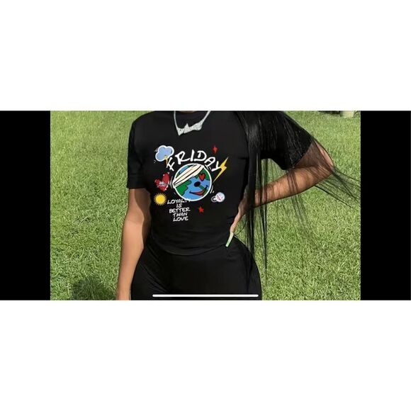 Two piece cartoon graphic have in red and black.Size 14 - Picture 2 of 15